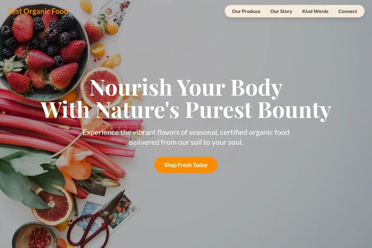 Zest Organic Food
